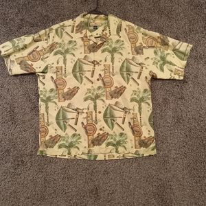 Tommy Bahama large shirt brown